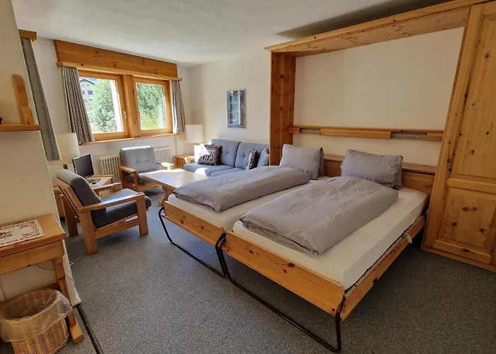 Chesa Bellaval, Haus La Vuolp 2 1 2 Zimmerwohnung 席尔瓦普拉纳